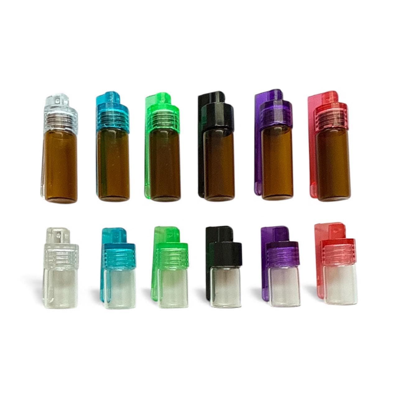 Mini Spice Snuff Dispenser: Portion Control Storage Jar with Spoon