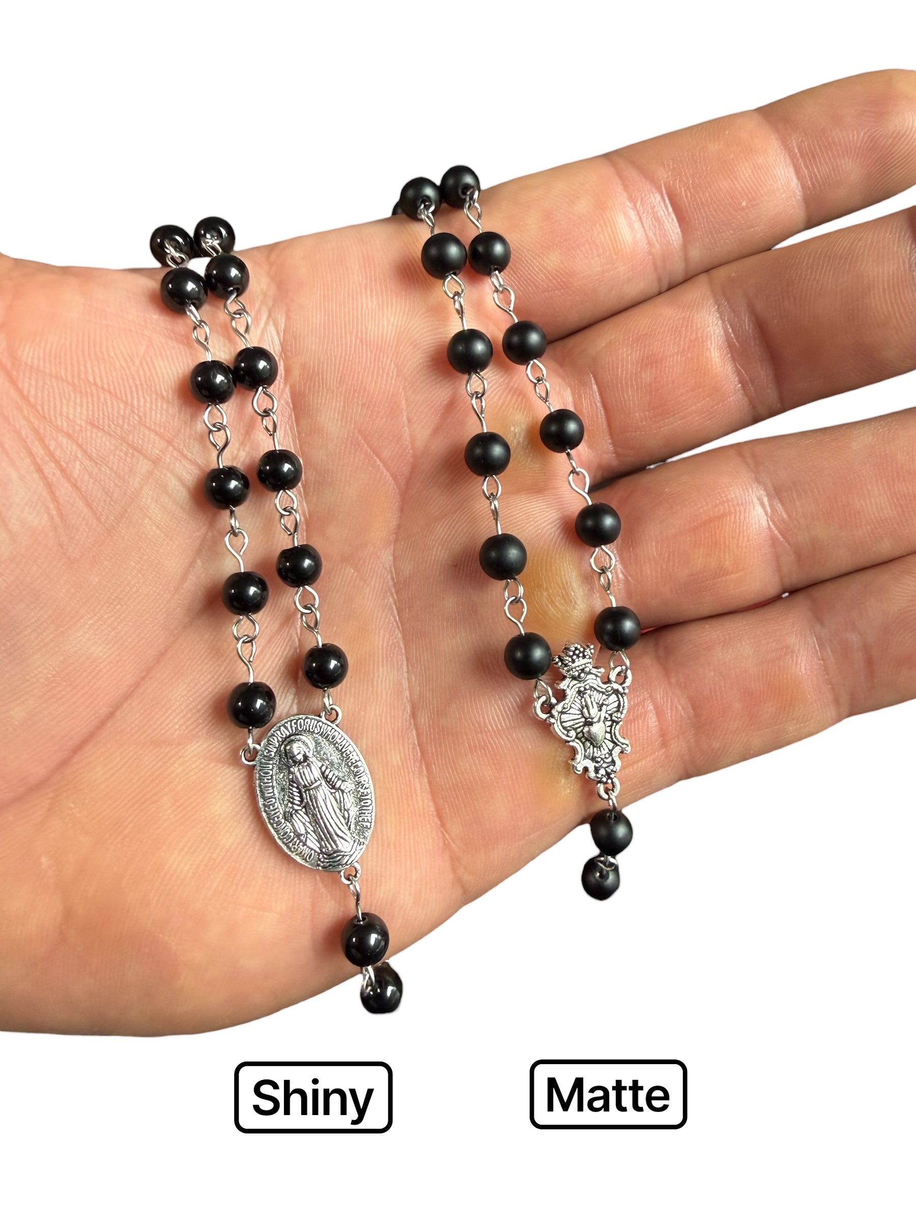 925 Sterling Silver Handmade Cruel Intentions  Stash Cross Rosary Pendant - Spider Design - Cruel Intentions Necklace