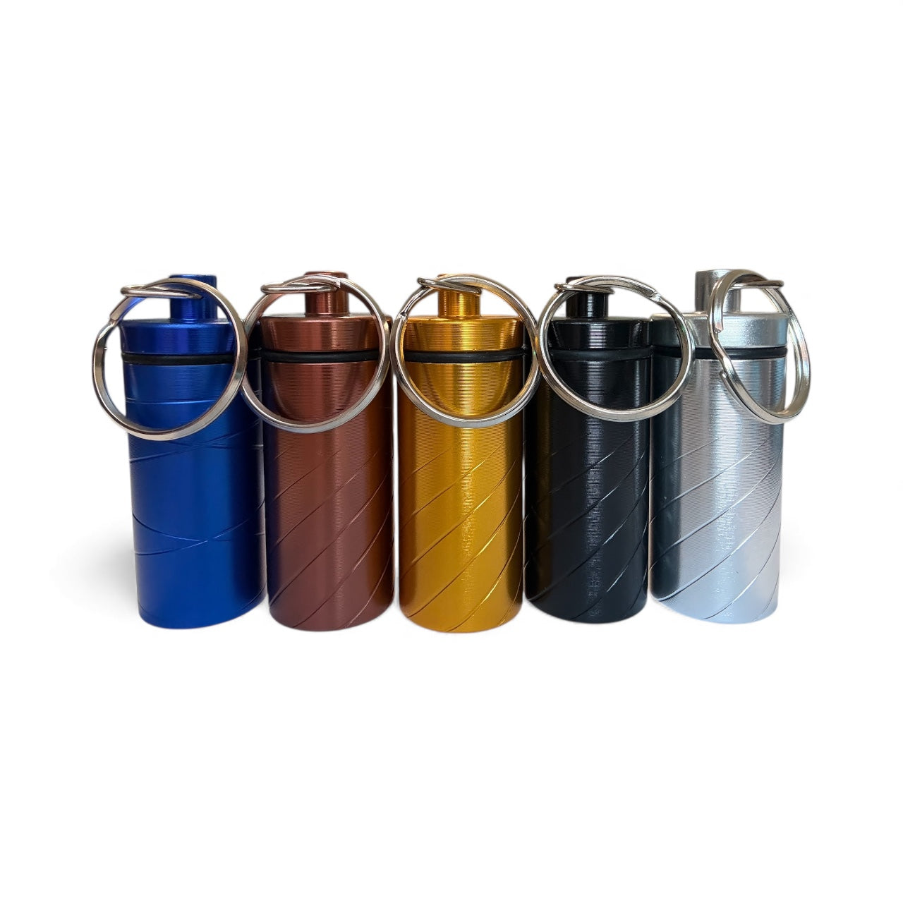 Aluminum Portion Control Snuff Storage – Travel Spice Snuff Supplement Dispenser with Spoon