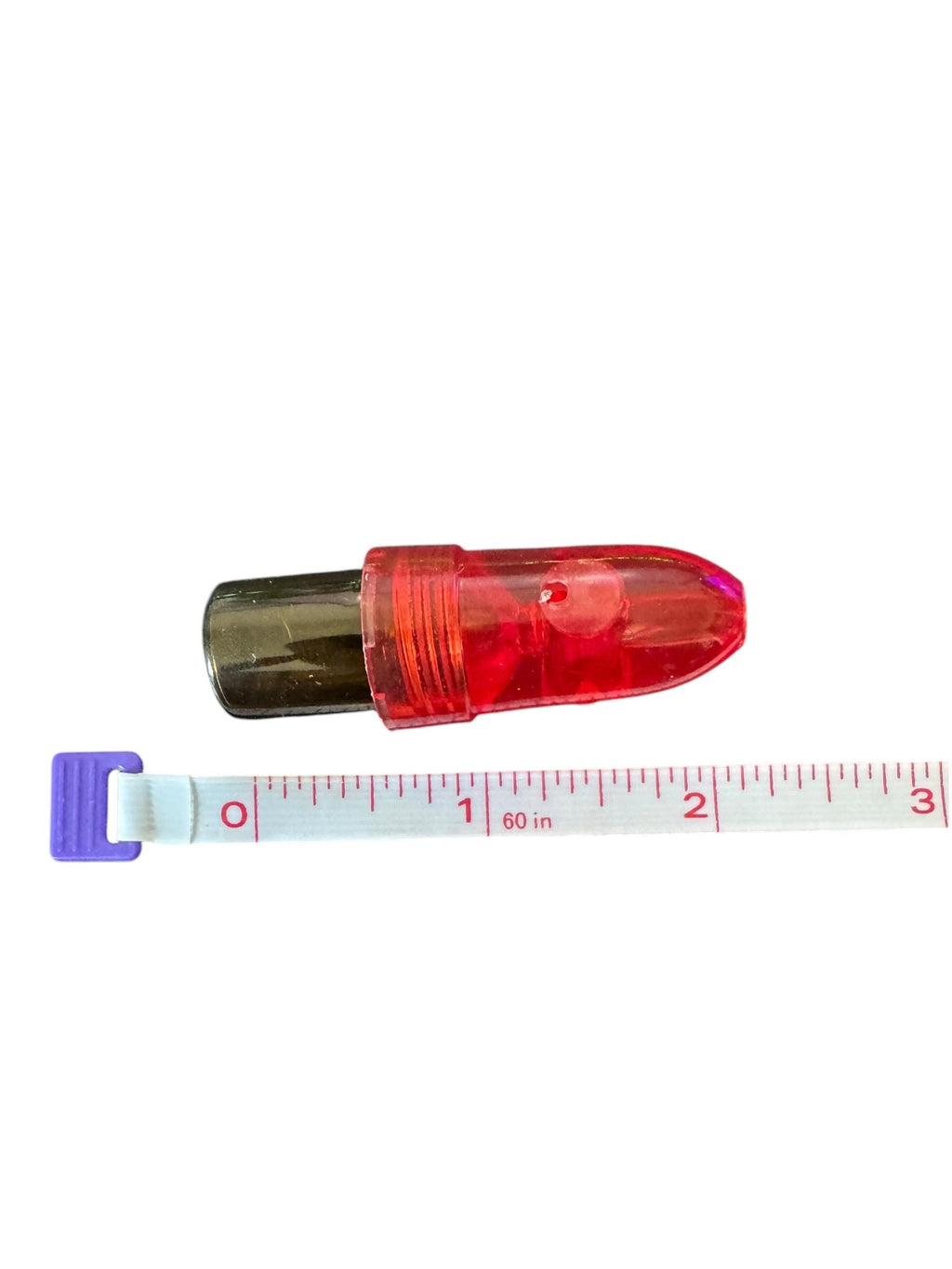 Glass Portion Control Dispenser Storage Plastic Snuff Bullet Top - For Travel, Pocket, or Purse